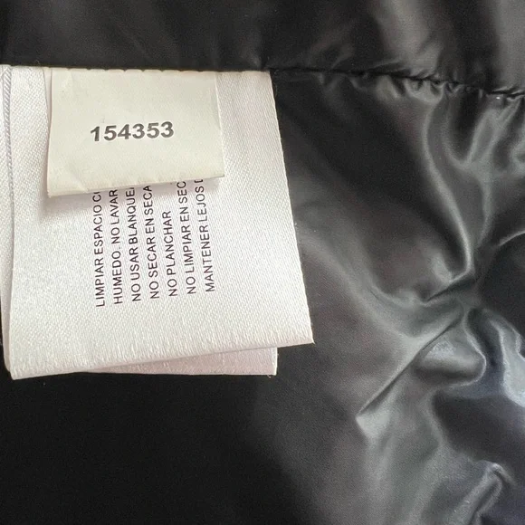 Michael Michael Kors Shearling Trim Faux leather sleeves Puffer Jacket. SZ.L - Picture 15 of 16